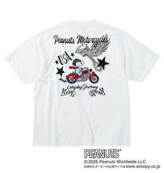 大きいサイズ FLAGSTAFF×PEANUTS スヌーピーコラボ半袖Tシャツ 3L 4L 5L 6L MC852271-99644 ラッピング可 送料無料 即日発送