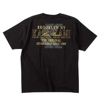 大きいサイズ KARL KANI 天竺半袖Tシャツ 3L 4L 5L 6L 8L MC855012-00132 ラッピング可 送料無料 即日発送