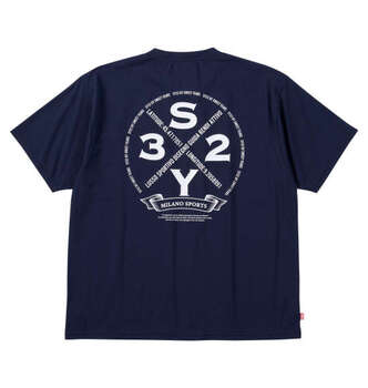 大きいサイズ SY32 by SWEET YEARS サークルロゴバックプリント半袖Tシャツ 3L 4L 5L 6L MC852401-00805 ラッピング可 送料無料 即日発送
