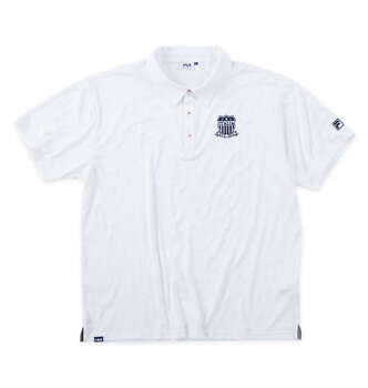大きいサイズ FILA GOLF メッシュカモフラジャガード半袖シャツ 3L 4L 5L 6L ホワイト ラッピング可 送料無料 即日発送