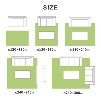 ラグ 厚手 ウレタン8mm／約240×240cm　薄手が選べる い草ラグ 裏貼り ふっくら 折りたためる クレパス 2カラー 5サイズ 送料無料_13