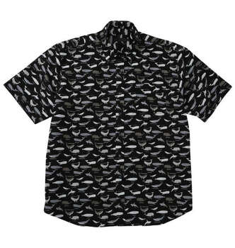 大きいサイズ Mc.S.P リップルクロスB.D半袖シャツ 3L 4L 5L 6L ブラック ラッピング可 送料無料 即日発送