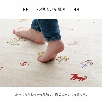 ラグ おしゃれ 長方形 約190×240cm オールシーズン 滑り止め 薄手 ギャッベ ルース 送料無料_3