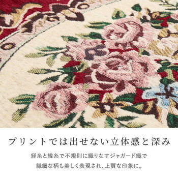 ラグ シェニールラグ 約130×190cm ふっくら 厚手 滑り止め ダミニ 約130×190cm 送料無料_3
