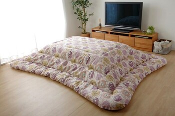 こたつ布団 約205×245cm　国産 アリス ベイシス フラワー ブラッド ポーン ベルテ 送料無料_16
