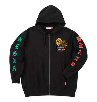 大きいサイズ NESTA BRAND 裏毛フルジップパーカー 3L 4L 5L 6L 8L ブラック ラッピング可 送料無料 即日発送