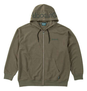 大きいサイズ OUTDOOR PRODUCTS 綿タッチエステルダンボールフルジップパーカー 3L 4L 5L 6L 7L 8L カーキ ラッピング可 送料無料 即日発送