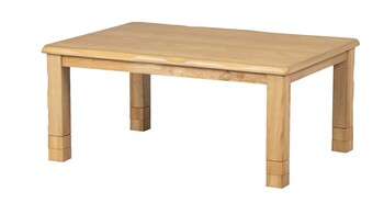 天板のなぐりが特徴的な和モダンスタイルのこたつ 幅105コタツ