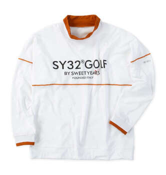 大きいサイズ SY32 by SWEET YEARS ウルトラライトバックブラッシュドモックスウェット 3L 4L 5L 6L ホワイト ラッピング可 ラッピング可 送料無料 即日発送