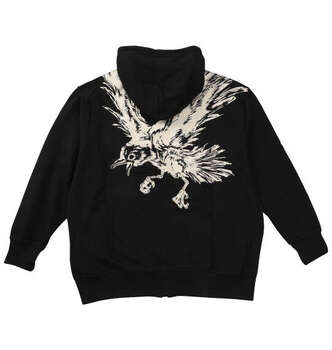 大きいサイズ DAKU CROWフルジップパーカー 3L 4L 5L 6L ブラック ラッピング可 送料無料 即日発送