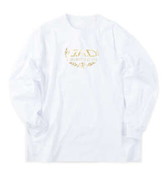 大きいサイズ D.A.D 長袖Tシャツ 3L 4L 5L 6L 7L 8L ホワイト ラッピング可 送料無料 即日発送