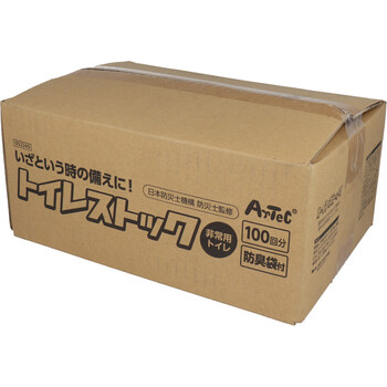 トイレストック 非常用トイレ 防臭袋付 100回用 送料無料 6,784円