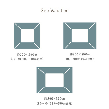 こたつ布団 掛布団 シェニール ハピネス 約200×300cm グリーン アイボリー 送料無料