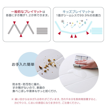 折りたたみ式キッズプレイマットMサイズ 140×200cm 送料無料 即日発送_5
