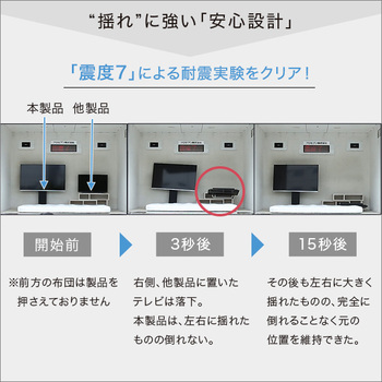 壁寄せテレビスタンドロー固定タイプ 送料無料 即日発送_7