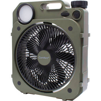 コンフォート 充電式薄型送風扇 エアフォースファン AF8 17G モスグリーン ギフト対応可 送料無料