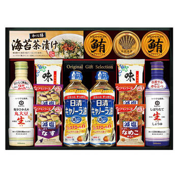 キッコーマン＆アマノフーズ＆日清オイリオ バラエティセット ASC 100 ギフト対応可 送料無料
