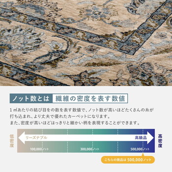 ラグ ウィルトン織ラグ 約230×330cm エジプト製 ABERDEEN ラグナ 送料無料_5