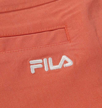 大きいサイズ FILA GOLF コードレーンハーフパンツ 100 105 110 115 120 ホワイト×オレンジ ラッピング可 送料無料 即日発送_3