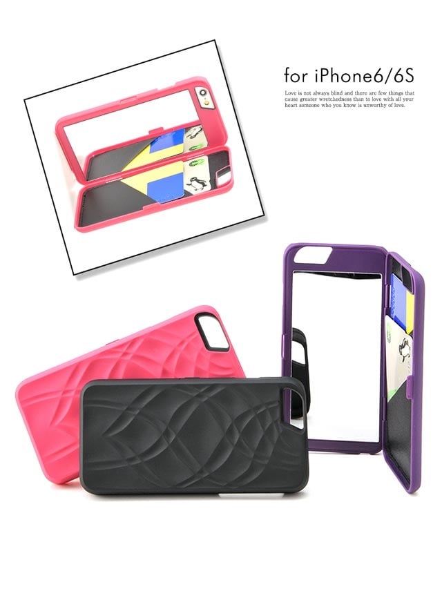 スマホケース Iphone6sカバー 鏡付きicカード入れ付iphone6ケース 6sケース シンプル 無地 アイフォンケース Softbank スマートフォン ケの通販はau Pay マーケット Dazzystore 下着 ドレス毎日発送