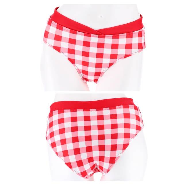 水着 レディース ビキニ 大きいサイズ 2点セット ギンガムチェック柄 ハイウエスト ホルター 三角ビキニ S M L サイズ 水着 赤 黒 総柄 の通販はau Pay マーケット Dazzystore 下着 ドレス毎日発送