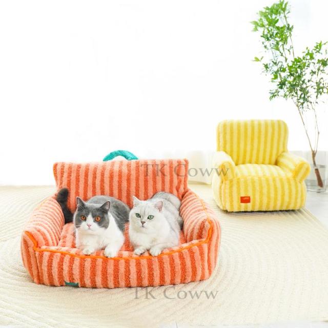 ベットソファー猫犬四季通用暖かい洗えるふわふわ柔らかいペット ペットグッズ 猫用品 ベッド 寝具 その他 マット 7,802円