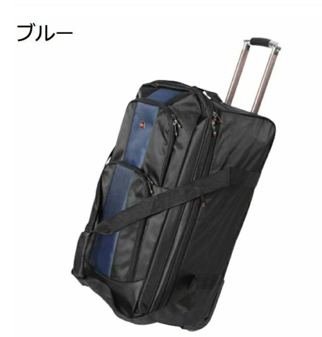 ボストンキャリー 3way キャスターバッグ 100L キャリーバッグ 折りたたみ 大容量 3輪 撥水加工 トロリーバッグ メンズ レディース 旅行 合宿 出張 旅行バッグ スーツケース_8