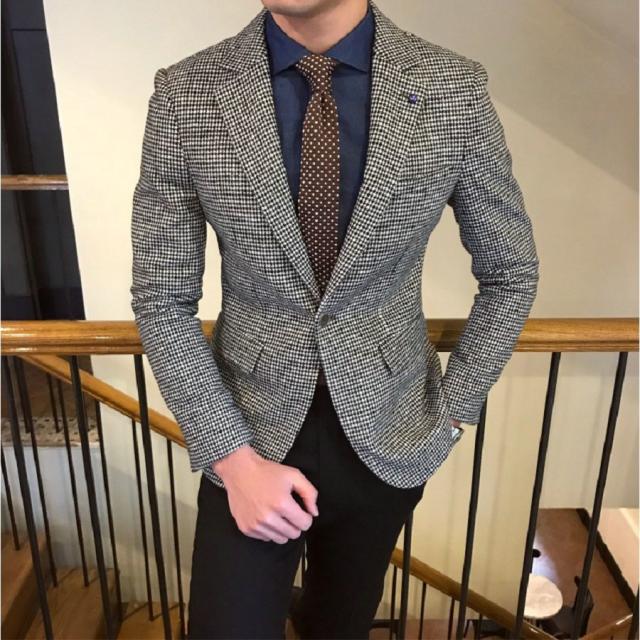 2Bテーラードジャケット 2色 メンズ 大きいサイズ ヴィンテージメンズファッション スーツ セットアップ スーツ