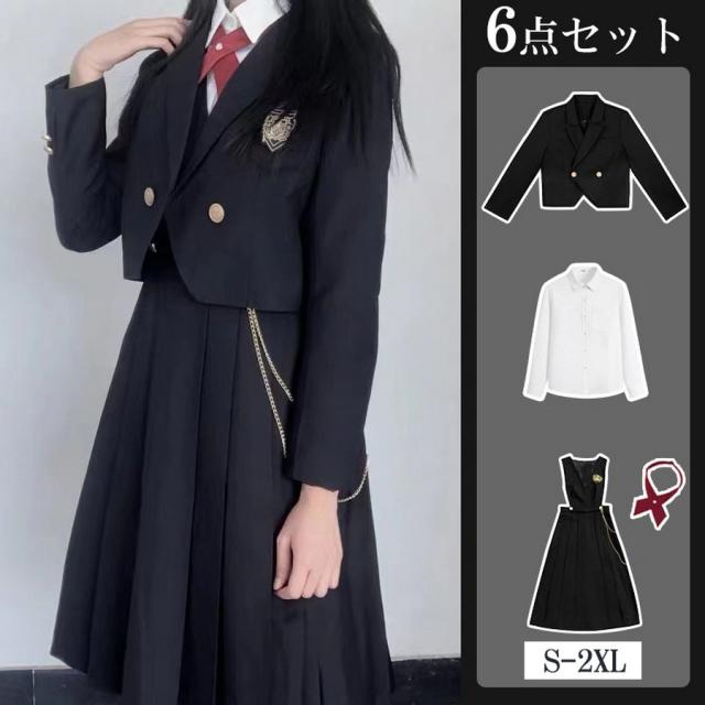 卒業式 スーツ 女の子 6点セット 卒業式や各種セレモニーはもちろん、よそ行き用のコーデにもおすすめです 9,293円