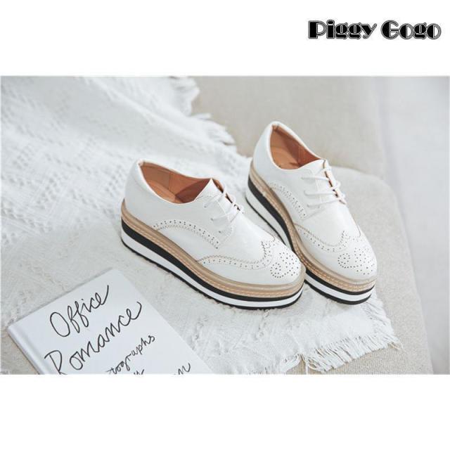 ローファー レディース 学生 厚底 痛くない 紐 大人 厚底ローファー 厚底パンプス 白 歩きやすいスリッポン かわいい スリッポン 黒 エナメル ドレス 6.5cm レースアップ 高級感 おしゃれ