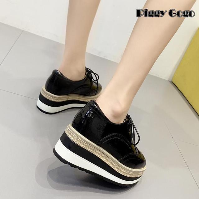 ローファー レディース 学生 厚底 痛くない 紐 大人 厚底ローファー 厚底パンプス 白 歩きやすいスリッポン かわいい スリッポン 黒 エナメル ドレス 6.5cm レースアップ 高級感 おしゃれ