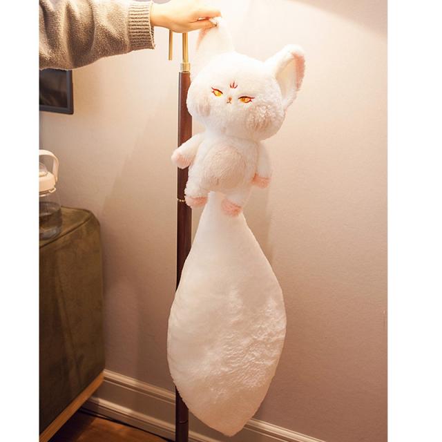 縫いぐるみ 稲荷 ぬいぐるみ 狐 抱き枕 添寝 手あそび パステル色の 途轍も無いしっぽ カワイイ 萌え萌え 論なく論なく ふわふわ モフモフ 事務所 寝台御部屋 うしろ帯 キッズ お生まれ落ちる日 生み出すこと御祝い クリス