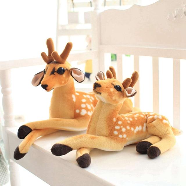 ニホンジカ ぬいぐるみ 即物的 愛玩動物 途轍も無い 可愛らしい かっこい手あそび ぬいぐるみ あやつり人形 ぬいぐるみ