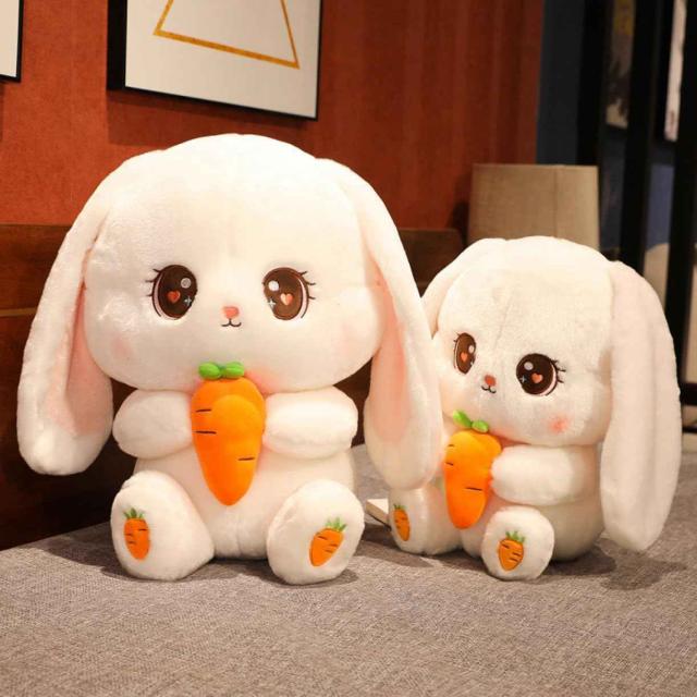 毛の荒物 うさぎ 抱きまくら 抱き枕 ふわふわ 座蒲団 キャラ手あそび ぬいぐるみ あやつり人形 ぬいぐるみ