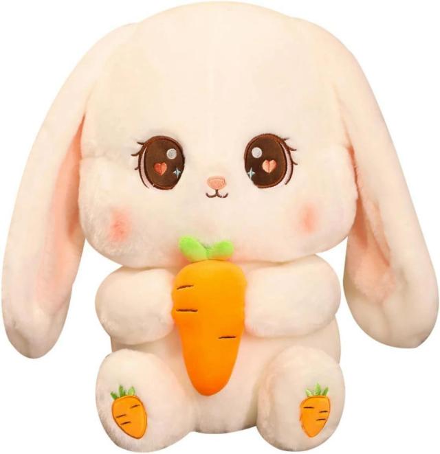 毛の荒物 うさぎ 抱きまくら 抱き枕 ふわふわ 座蒲団 キャラ手あそび ぬいぐるみ あやつり人形 ぬいぐるみ