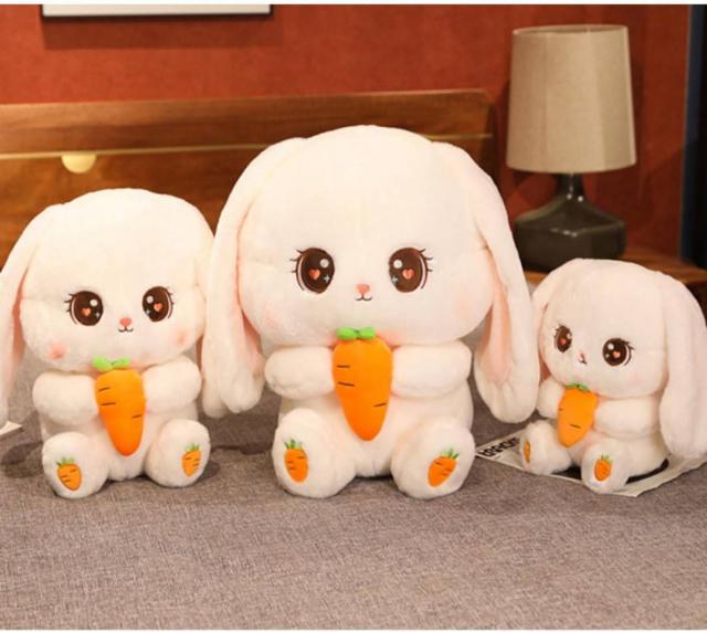 毛の荒物 うさぎ 抱きまくら 抱き枕 ふわふわ 座蒲団 キャラ手あそび ぬいぐるみ あやつり人形 ぬいぐるみ