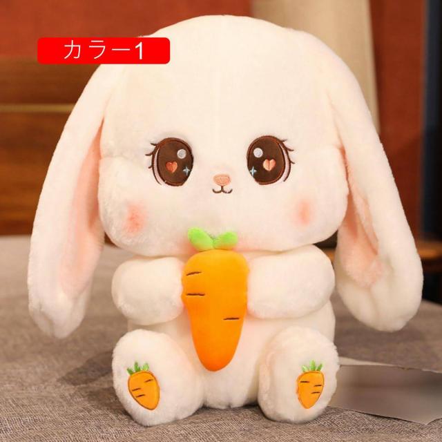 毛の荒物 うさぎ 抱きまくら 抱き枕 ふわふわ 座蒲団 キャラ手あそび ぬいぐるみ あやつり人形 ぬいぐるみ