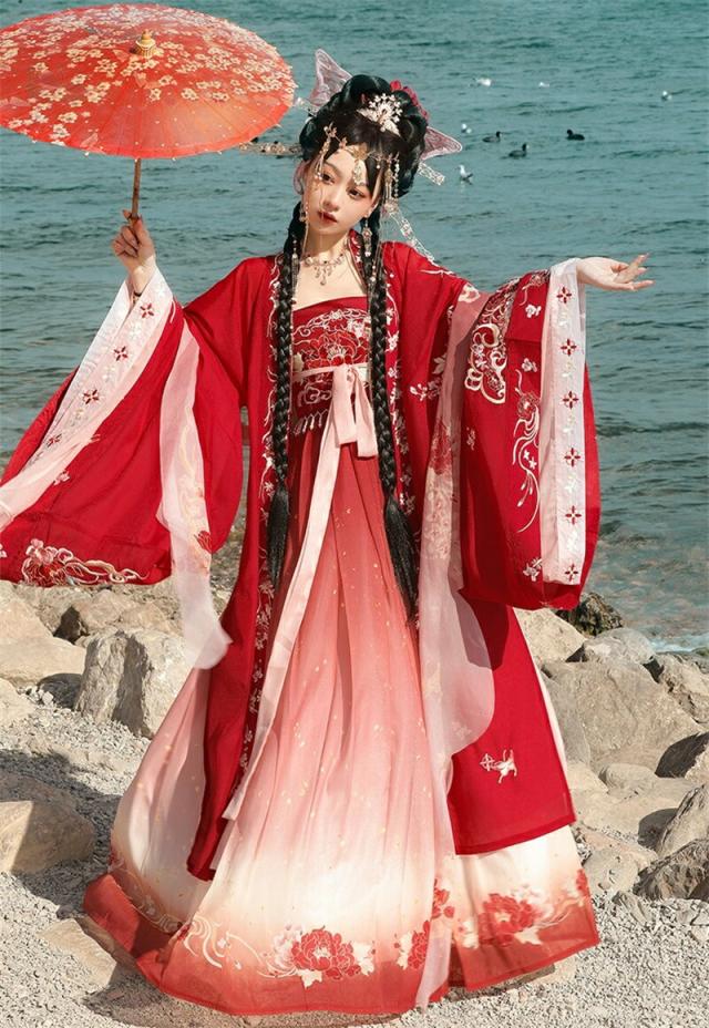 漢服 中国古風 中華服 唐装漢服 漢服仙女 チャイナ服 古風 チャイナ