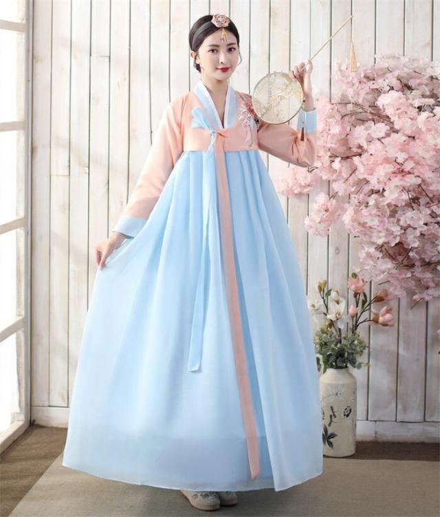 チマチョゴリ 韓国服 韓服 韓国伝統衣装 韓国ドレス 朝鮮族衣装 ダンス