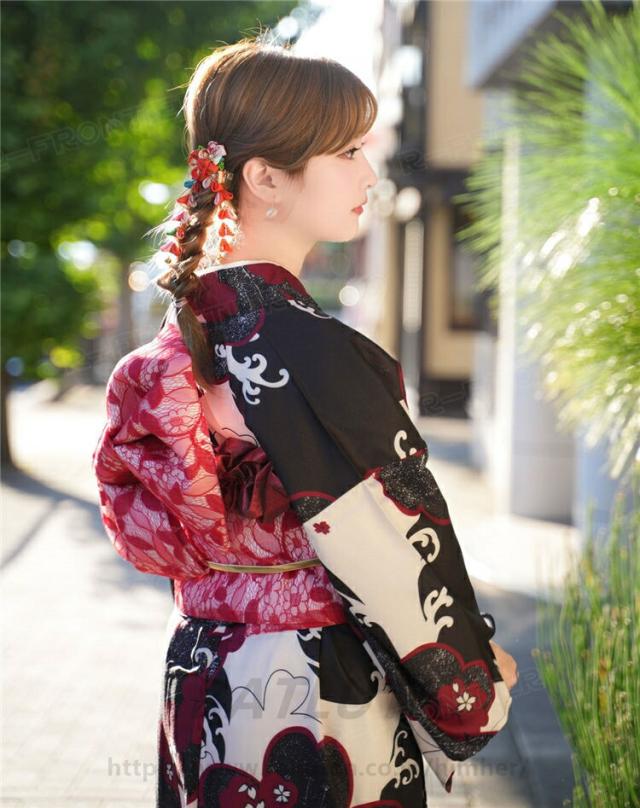 浴衣 高校生 大人 可愛い セット レディース 桜柄 黒 赤 中学生 ゆかた 女性 大人っぽい ワンピース かわいい リボン 作り帯 花柄 浴衣 高校生 大人 可愛い セット レディース 桜柄 黒 赤 中学生 ゆかた