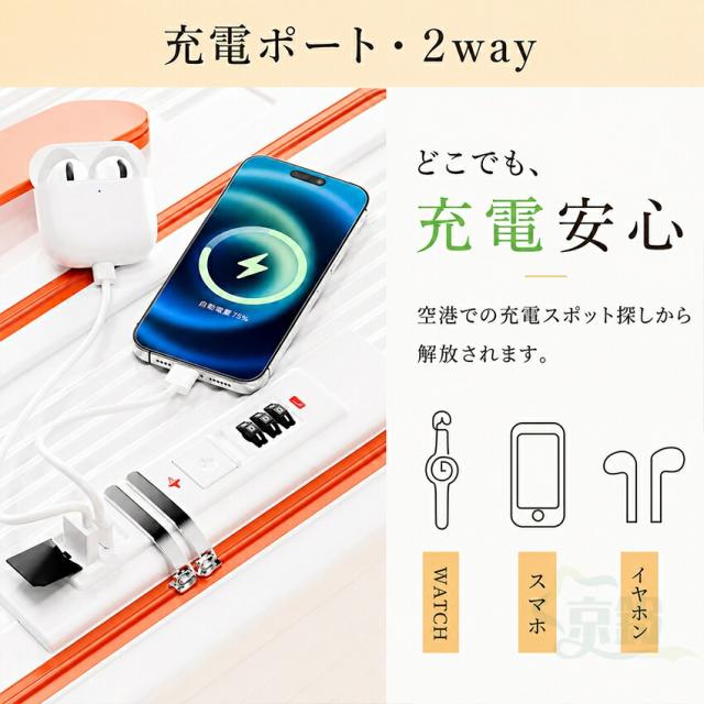 スーツケース フロントオープン 片開き キャリーケース 拡張機能付き ストッパー付き 機内持ち込み Sサイズ Mサイズ Lサイズ 大容量 軽量 静音 スマホスタンド 隠しフック ビジ USBポート付き_1