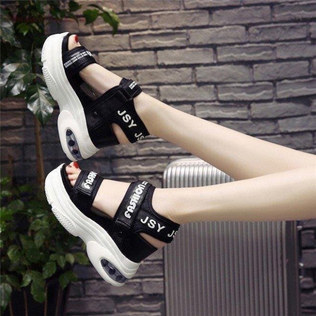 サンダル レディース スポーツサンダル ウェッジソール スポサン 厚底 スニーカーサンダル サマー 通気 歩きやすい 夏 2021 カジュアルの通販は 8,599円