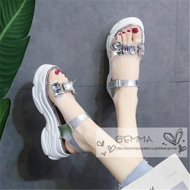 サンダル レディース 履きやすい キラキラサンダル スポーツサンダル ビーチサンダル 疲れにくい 夏 おしゃれ ミュール 人気 デザインの通販は 4,790円