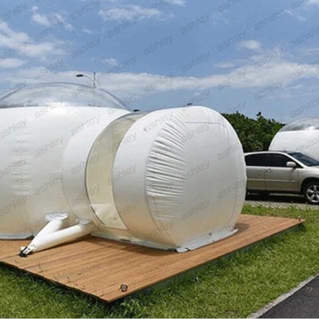 睡眠テント エアーハウス ベッドテント ドーム型 クリアテント インフレータブルバブルテント 送風機 4人用 キャンプ テントダブル部屋防｜au  PAY マーケット