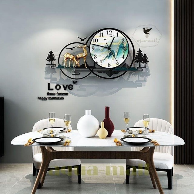 壁掛け時計 掛け時計 壁掛け時計 時計 掛け時計 オシャレ 北欧 おしゃれ シンプル 静音の通販はau Pay マーケット ボーダーライン