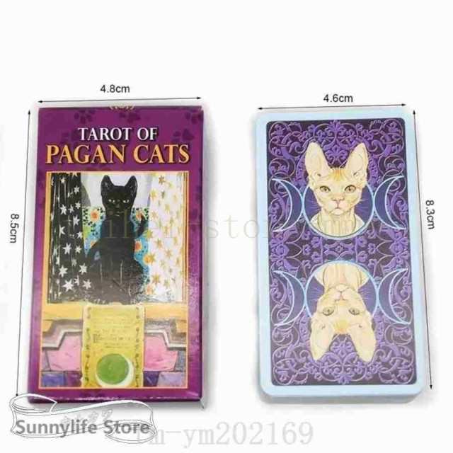 最大65％オフ！ 78枚 ミニタロットカード猫 Tarot of Pagan cats 説明