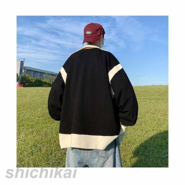 ジャケット メンズ 秋 春 アウター 長袖 スプリングコート オーバーサイズ 色切り替え ショートコート ジップアップ 立ち襟 ステンカラーコートの通販は