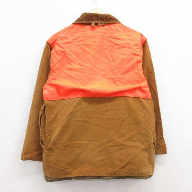 お得定番70年代 ビンテージ スエード製 フード付き キルティングコート ジャケット・アウター