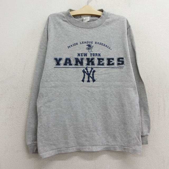 古着 リー Lee 長袖 ビンテージ Tシャツ キッズ ボーイズ 子供服 00年代 00s MLB ニューヨークヤンキース クルーネック グレー 中古  古着の通販はau PAY マーケット - 古着屋RUSHOUT | au PAY マーケット－通販サイト