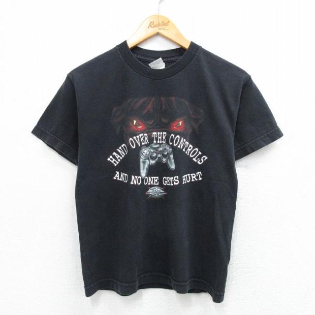 古着 半袖 ビンテージ Tシャツ キッズ ボーイズ 子供服 90年代 90s スタートレック STAR TREK コットン クルーネック 白 ホワイト 24aug03 古着 半袖 ビンテージ Tシャツ キッズ ボーイズ 子供服 00年代 00s 犬 ゲーム コットン クルーネック 黒 ブラック 25aug06